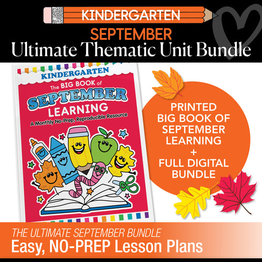 Big Book of September Kindergarten Thematic Unit Bundle