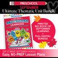 Load image into Gallery viewer, Big Book of September Preschool Thematic Unit Bundle
