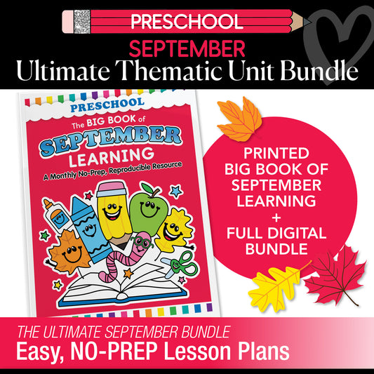 Big Book of September Preschool Thematic Unit Bundle
