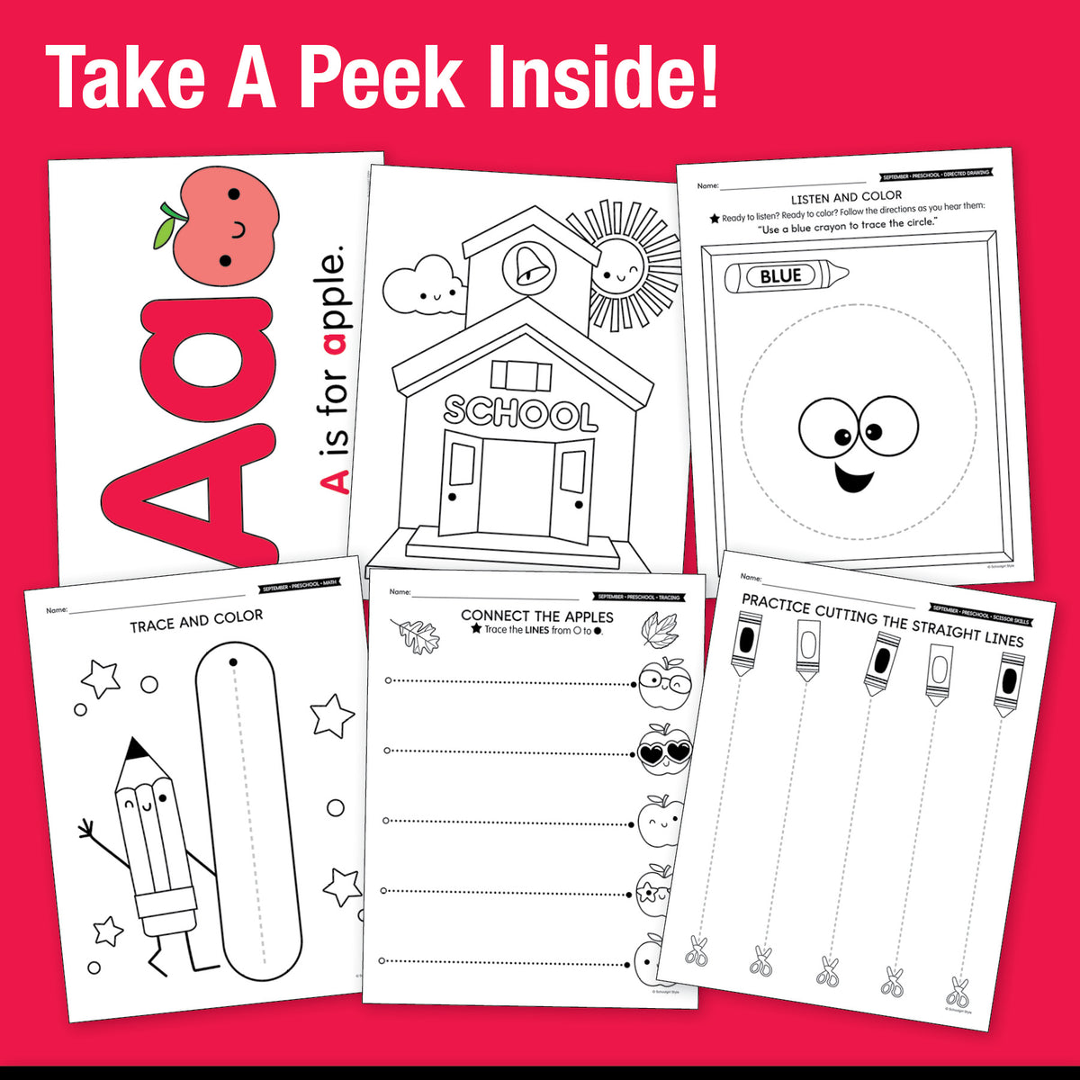 Big Book of September Preschool Thematic Unit Bundle