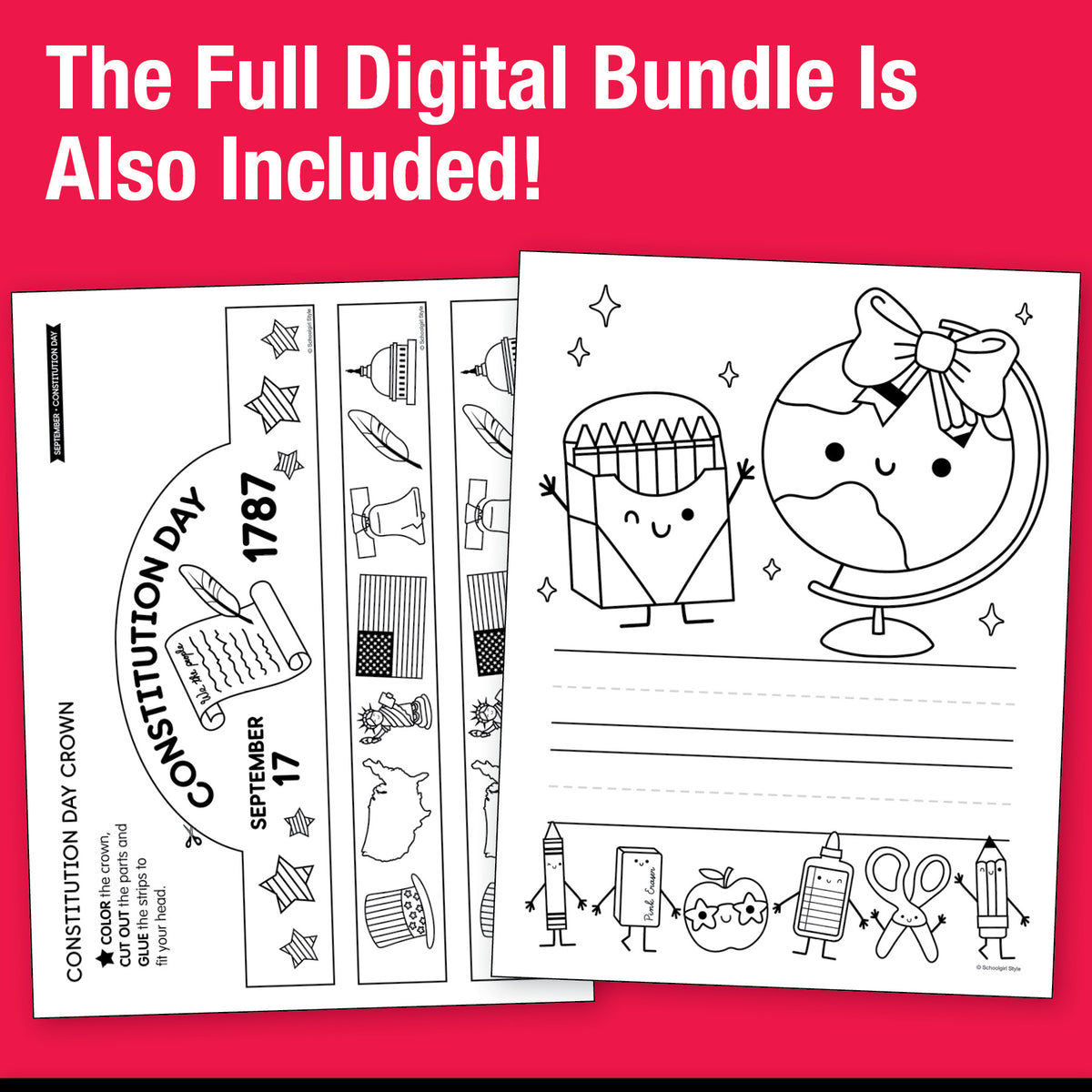 Big Book of September Preschool Thematic Unit Bundle
