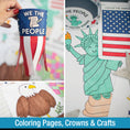 Load image into Gallery viewer, Printable Preschool & Kindergarten Constitution Day Worksheets, Activities, & Coloring Pages
