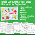 Load image into Gallery viewer, First Grade September Daily Morning Work
