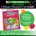 Load image into Gallery viewer, Big Book of September First Grade Thematic Unit Bundle
