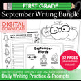 Load image into Gallery viewer, First Grade September Writing Bundle
