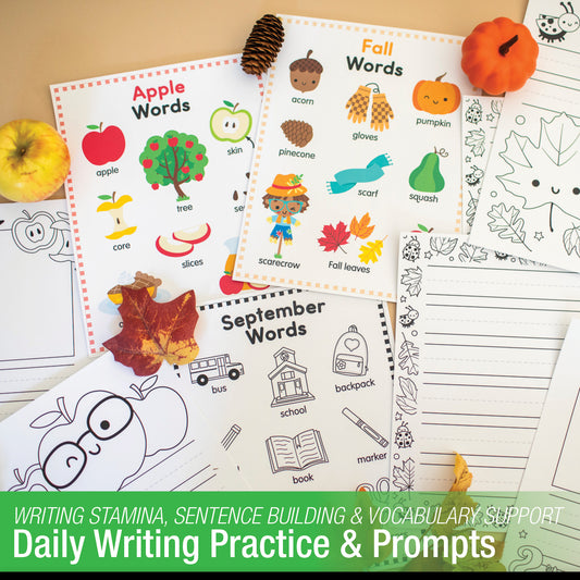 First Grade September Writing Bundle