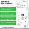 Load image into Gallery viewer, First Grade September Writing Bundle
