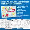 Load image into Gallery viewer, Second Grade September Daily Math Worksheets
