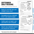 Load image into Gallery viewer, Second Grade September Daily Reading
