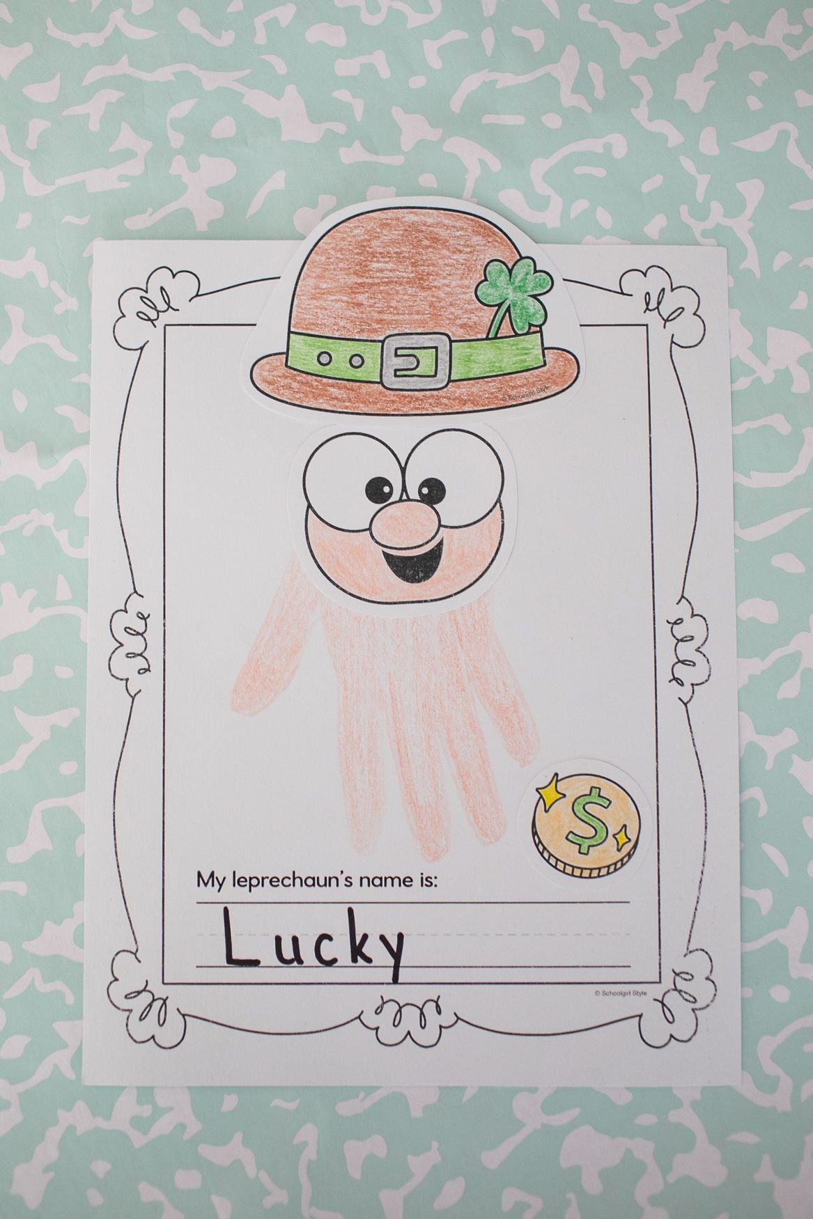 Printable March My Leprechaun Craftivity