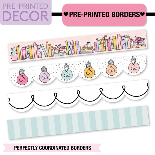 No Prep No Cut Classroom Decor Bundle | Pastel Pages