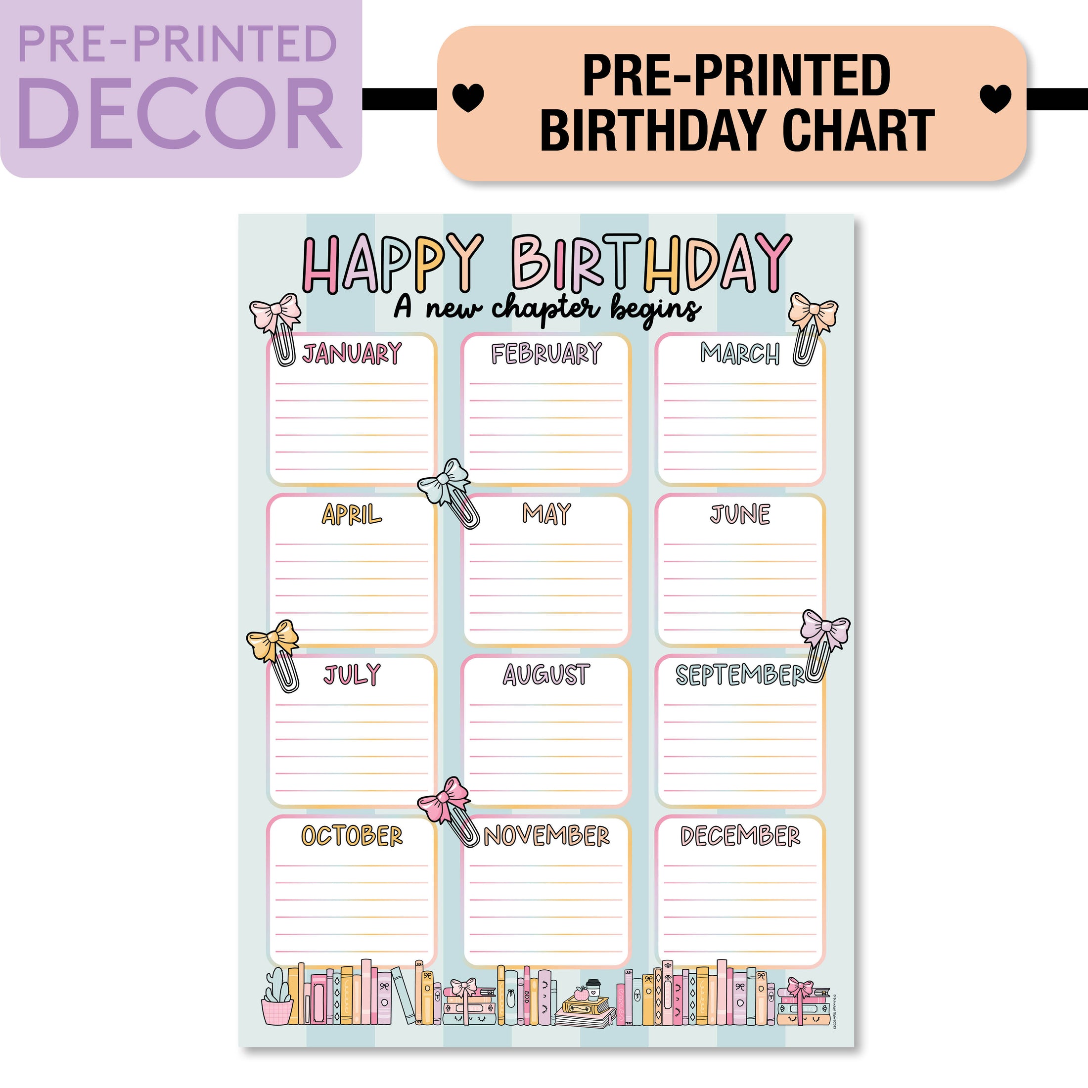 No Prep No Cut Classroom Decor Bundle | Pastel Pages