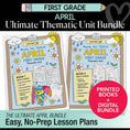 Load image into Gallery viewer, Ultimate First Grade April Thematic Unit Bundle
