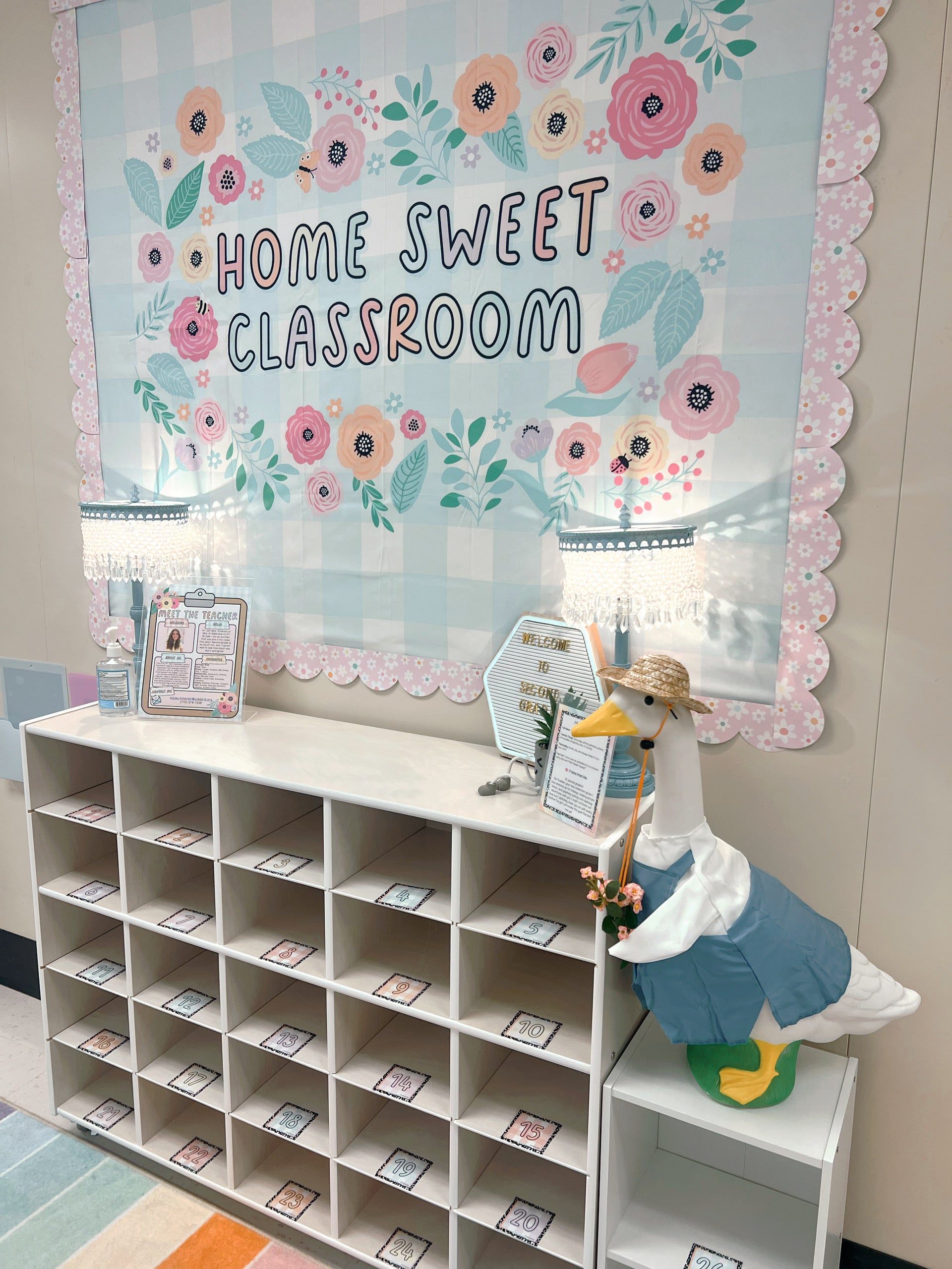 Home Sweet Classroom Wall Tapestry | Pretty in Pastel