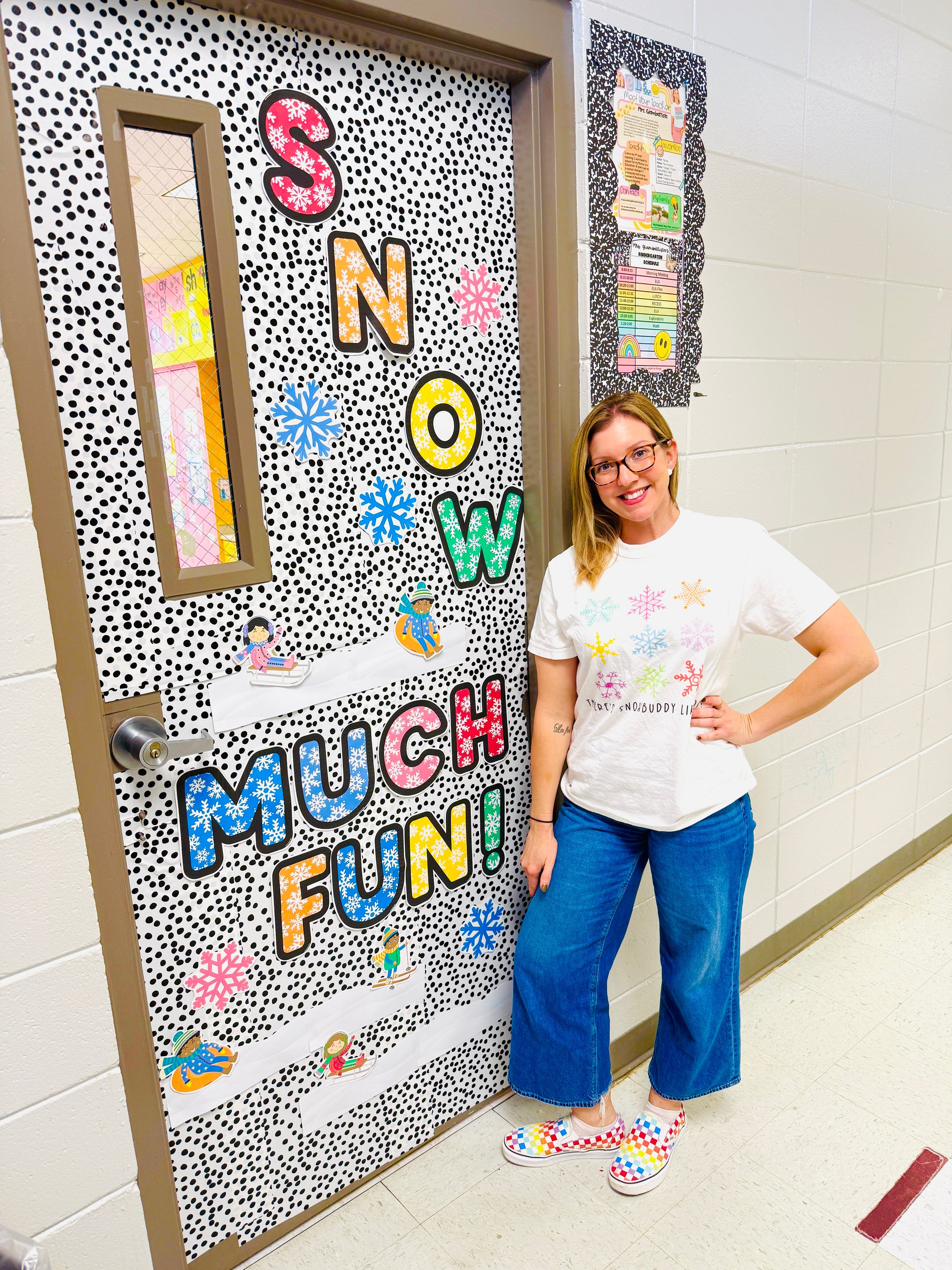 Printable Winter Snow Much Fun Bulletin Board Set