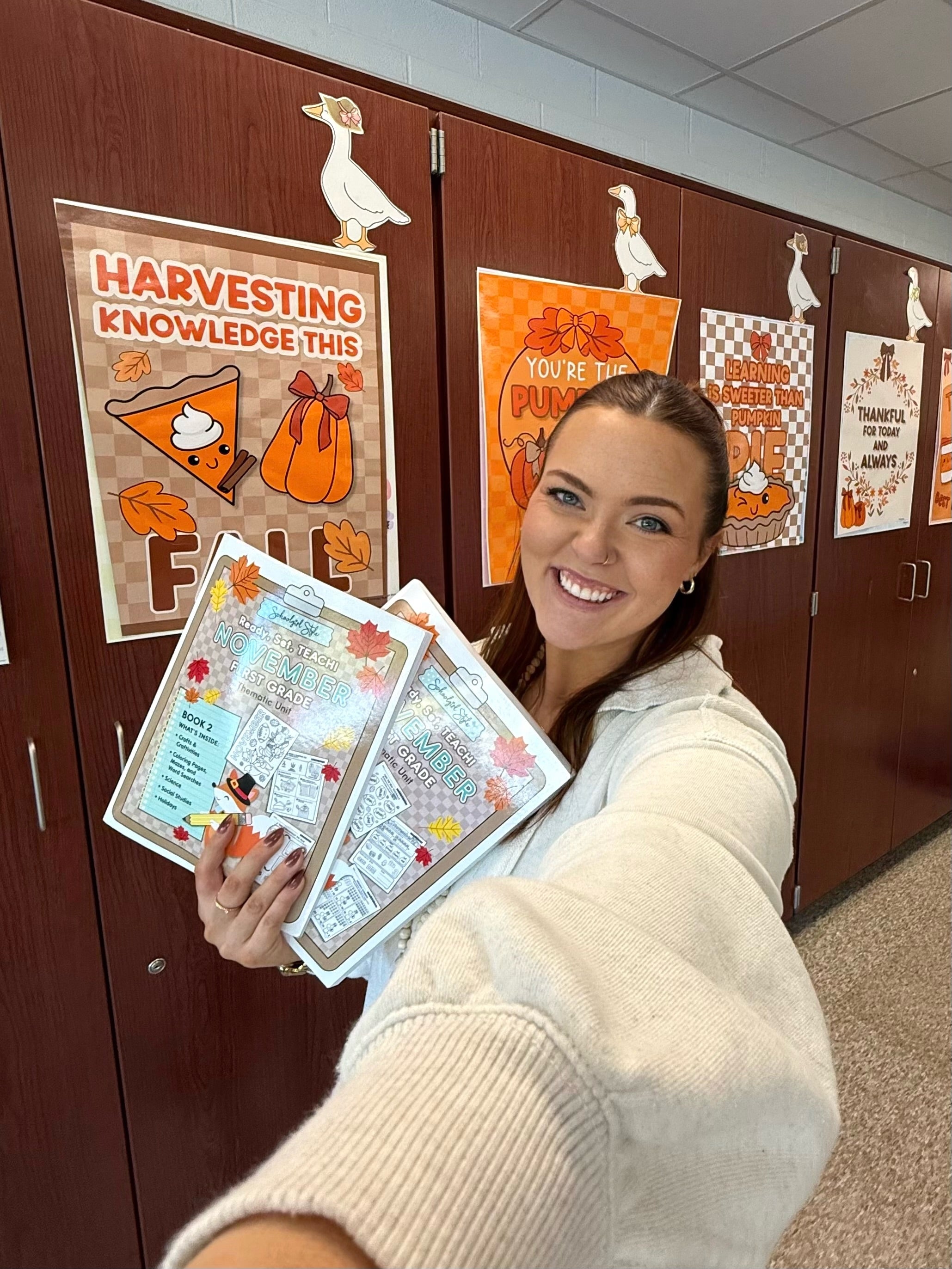 Ultimate First Grade November Thematic Unit Bundle