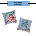 Load image into Gallery viewer, 90s teacher classroom pillow cover
