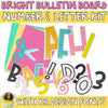 Bright Bulletin Board Letter Kit with KA Font BAMF