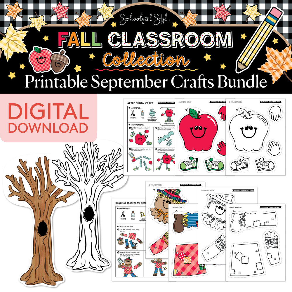 Printable 90s Fall Crafts Bundle