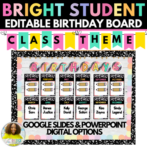 Bright Birthday Board