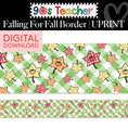 Load image into Gallery viewer, Printable Retro Falling for Fall Border | 90s Teacher
