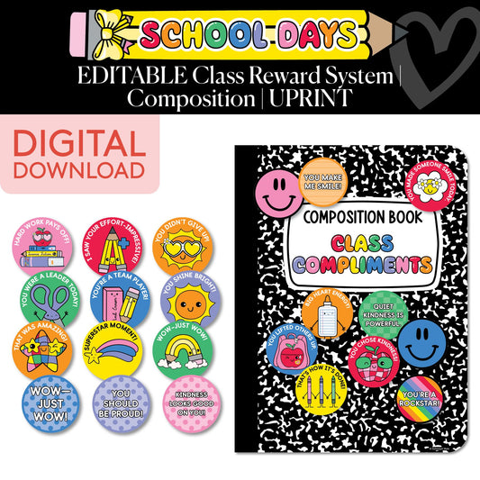 Printable Rainbow Class Reward System | Composition | School Days