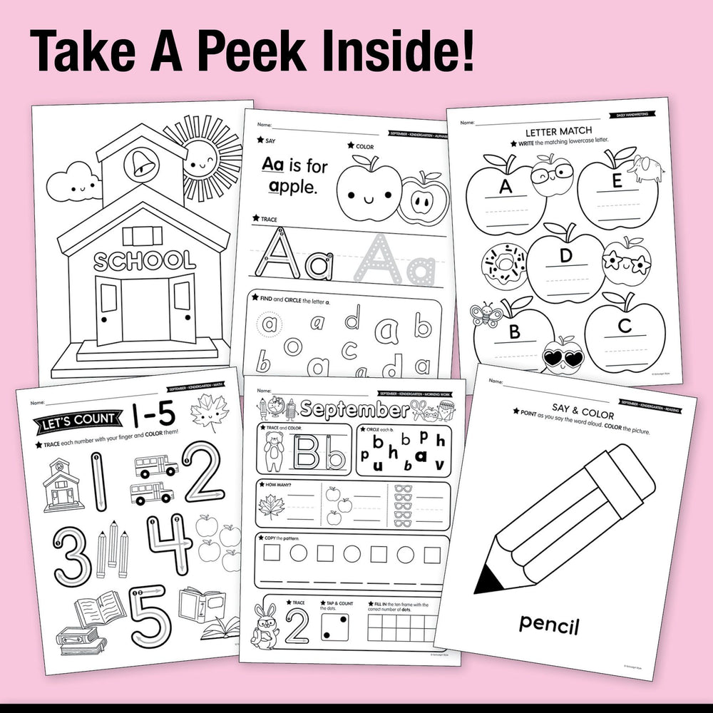 Big Book of September Kindergarten Thematic Unit Bundle