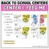 Back to School Phonics and Math Centers | Kindergarten and First Grade