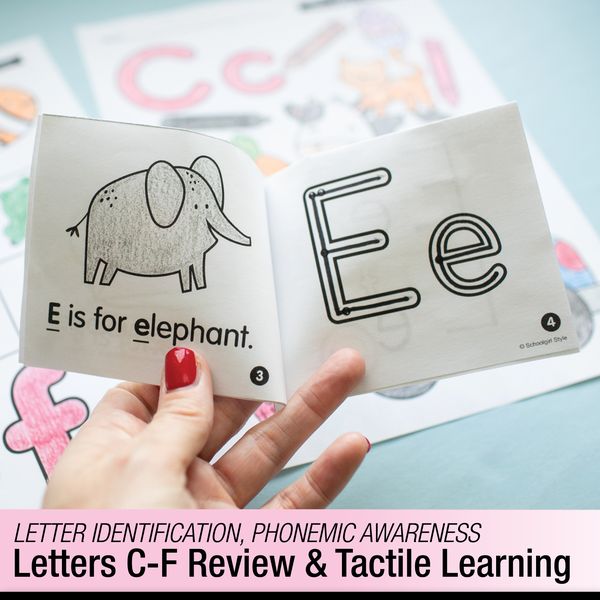 Printable Kindergarten April Daily Alphabet