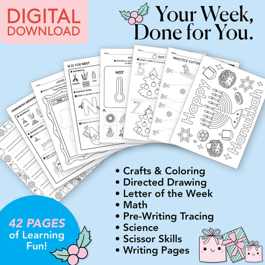 Printable Preschool December Week 2 Resources