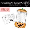 Load image into Gallery viewer, Printable Perfect Jack-O'-Lantern Craftivity
