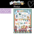 Load image into Gallery viewer, Reading Will Take You Places Poster | Storybook Circus
