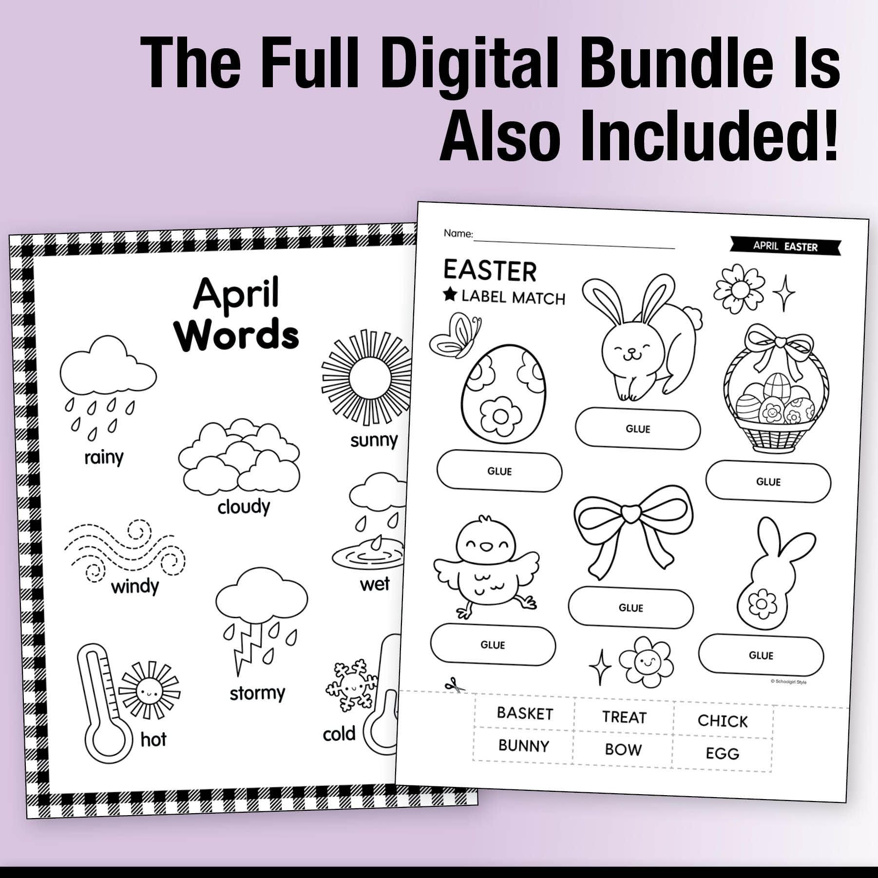 Ultimate Second Grade April Thematic Unit Bundle