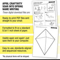 Load image into Gallery viewer, Printable April Soar Into Spring Name Writing Craftivity
