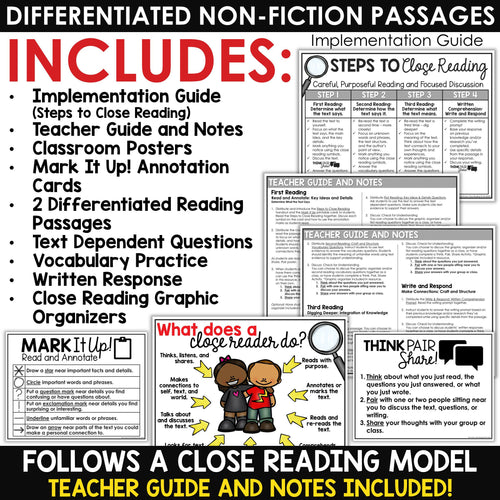 Black History Month Activities Reading Comprehension Passages and Questions