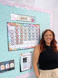 Load image into Gallery viewer, Pastel Bulletin Board Calendar | Pretty in Pastel
