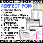 Teaching Theme with Fables, Short Stories, and Poems Finding Theme BUNDLE
