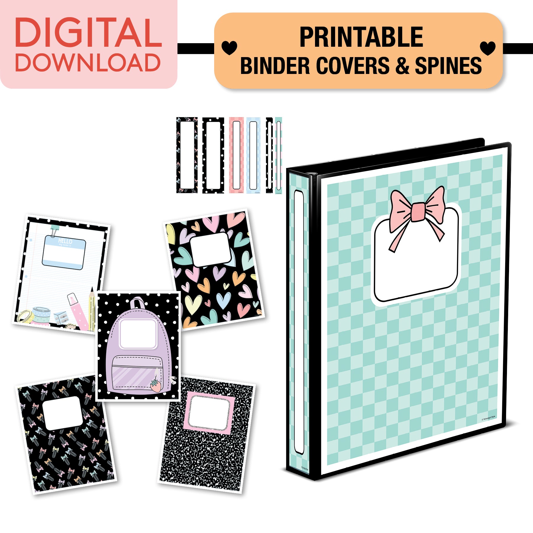 No Prep No Cut Classroom Decor Bundle | Saved By The Pastel