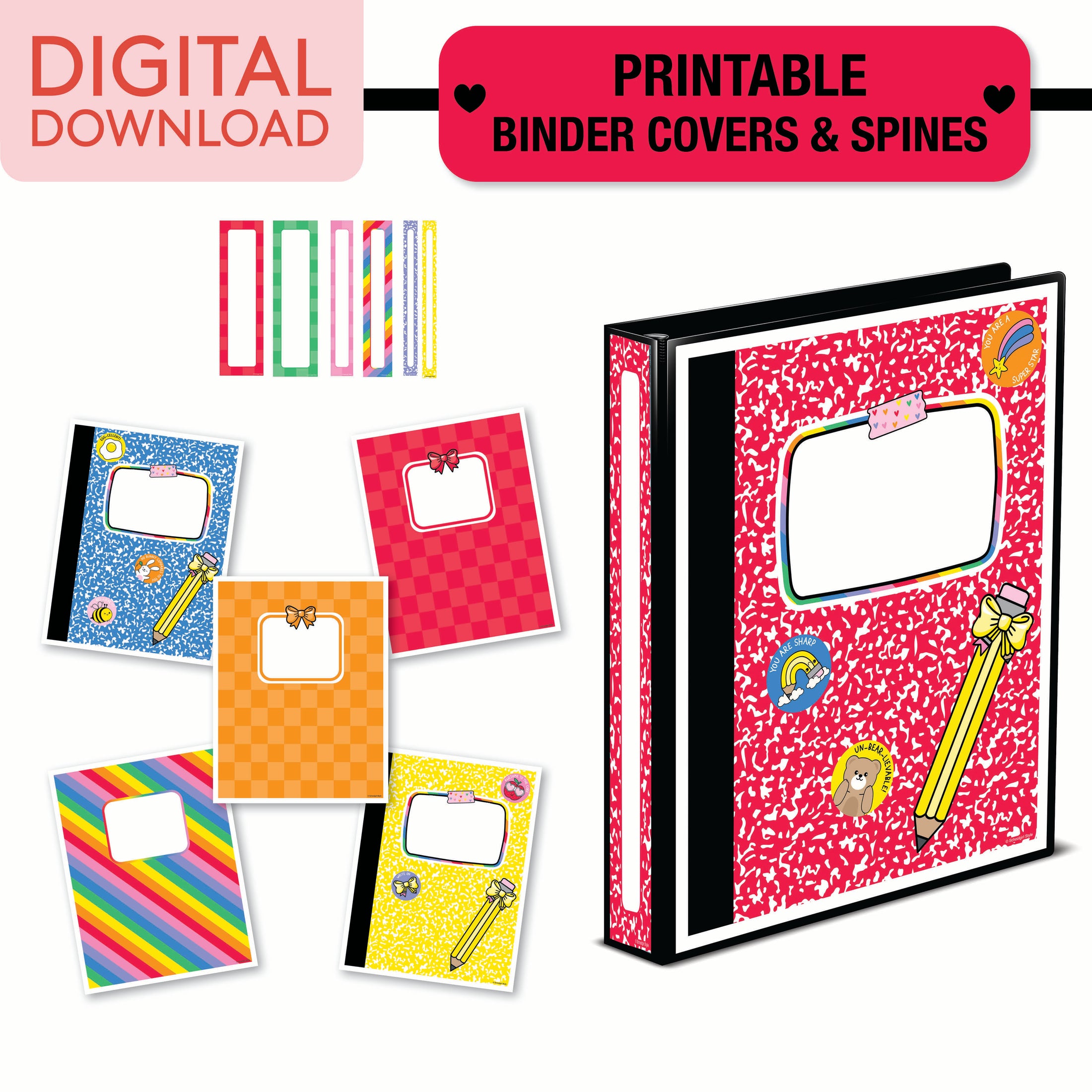 No Prep No Cut Classroom Decor Bundle | School Days