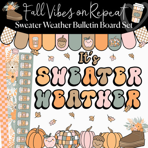 Fall Door Decor Sweater Weather by UPRINT