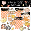 Fall Pumpkins and Leaves Bulletin Board Set | Full UPRINT Bundle | Printable Classroom Decor | Teacher Classroom Decor | Schoolgirl Style