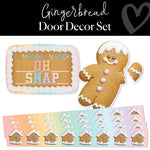 Oh Snap Gingerbread | Pastel Gingerbread | Christmas | Decor To Your Door | Schoolgirl Style