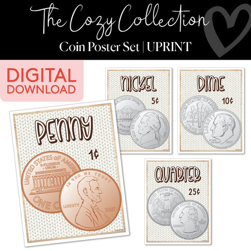 The Cozy Collection Coin Poster Set UPRINT 