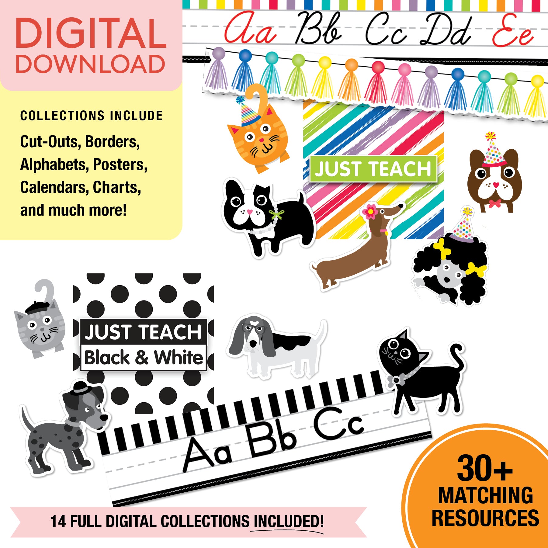 Schoolgirl Style x Carson Dellosa Vintage Classroom Decor Printable Mega Bundle