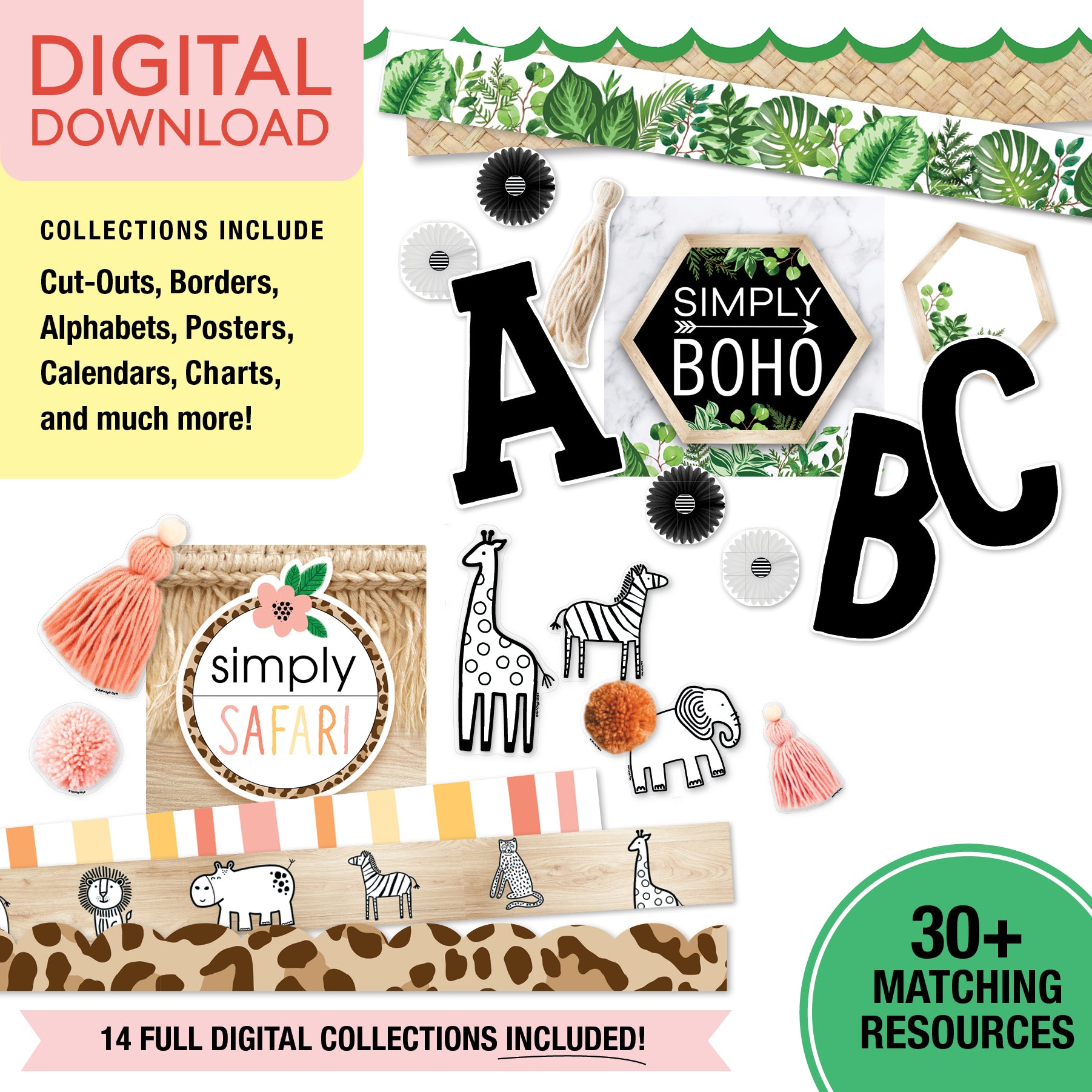 Schoolgirl Style x Carson Dellosa Vintage Classroom Decor Printable Mega Bundle