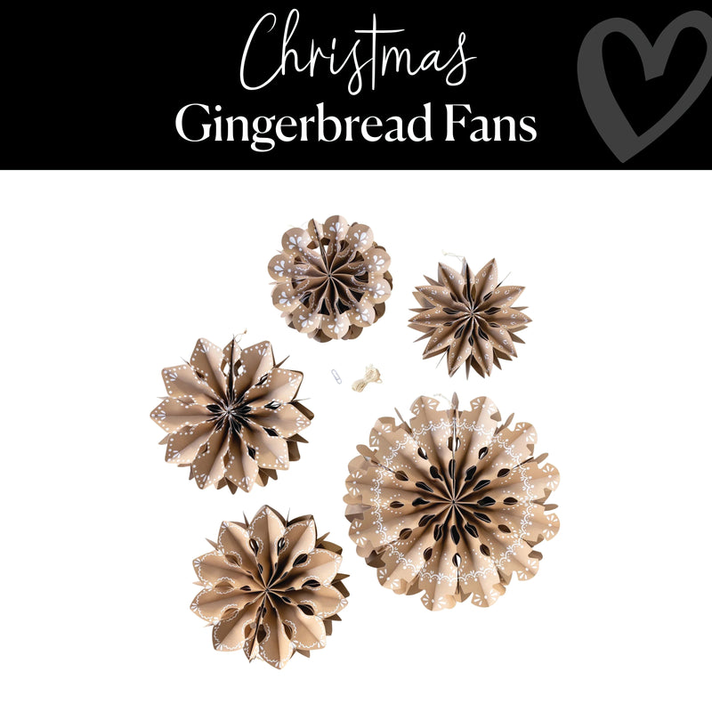 Gingerbread Fans | Christmas | Christmas Decor | Schoolgirl Style