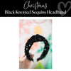 Black Knotted Sequins Headband │ Summer | Clothing │ Schoolgirl Style