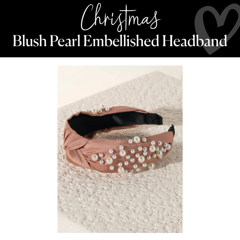 Blush Pearl Embellished Headband │ Summer | Clothing │ Schoolgirl Style