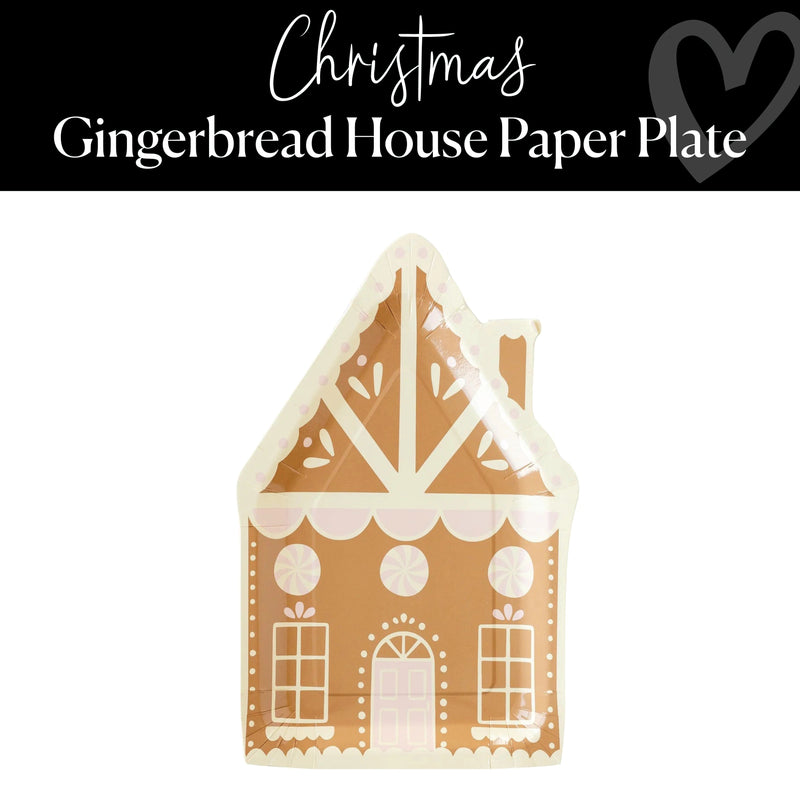 Gingerbread House Paper Plate | Christmas | Paper Goods | Schoolgirl Style