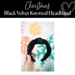 Black Velvet Knotted Headband │ Summer | Clothing │ Schoolgirl Style